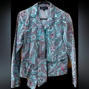 Jones New York paisley blouse, SIZE L
